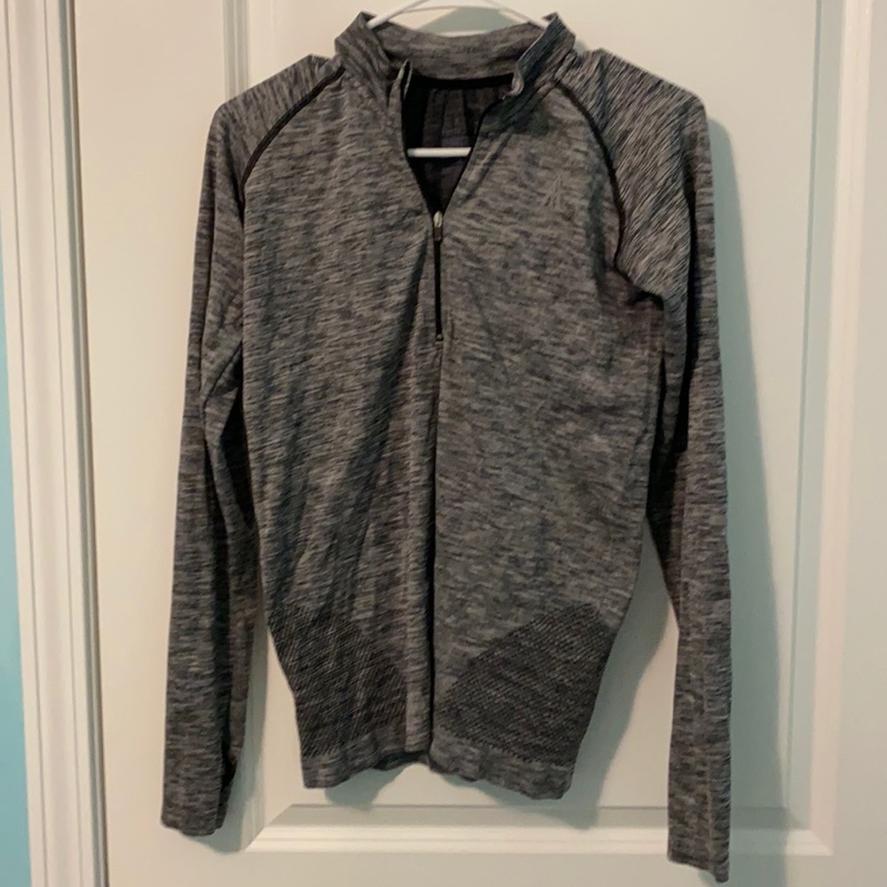 Aim High Grey Half Zip pullover jacket
